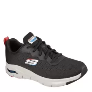 Skechers Arch Fit Engineered Mesh Trainers Mens - Black