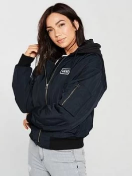 Vans Boom Boom Hood Jacket Black Size L Women