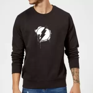 Justice League Graffiti The Flash Sweatshirt - Black - L