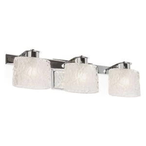 3 Light Above Mirror Light - Polished Chrome Finish IP44, G9