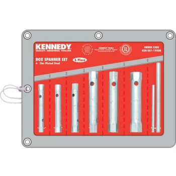 Imperial Box Spanner Set , Double End, Steel, Set of 6 - Kennedy