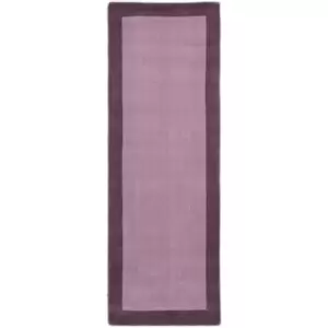 Origins Borders Rug Mauve 67 x 200cm