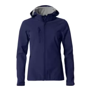 Clique Womens/Ladies Plain Soft Shell Jacket (S) (Dark Navy)