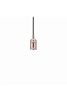 Avra Slim Pendant Ceiling Light Copper E27