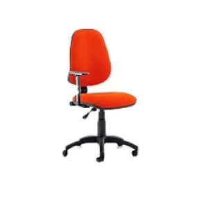 Dynamic Permanent Contact Backrest Task Operator Chair Height Adjustable Arms Eclipse I Without Headrest Medium Back