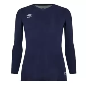 Umbro neck Long Sleeve Baselayer Top Mens - Blue