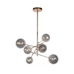 Alara Modern Pendant Light - Ø72cm - LED - G4 - 6x2W 2700K - Gold