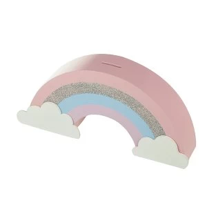 Wooden Rainbow Money Box By Heaven Sends