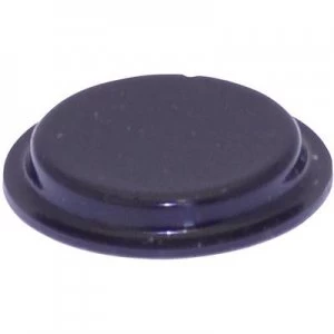 Foot self adhesive circular Black x H 19.7mm x 3mm TOOLCR