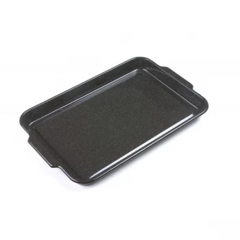 Falcon Falcon Enamel Black Rectangular Baking Tray 38cm