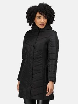 Regatta Parthenia Quilted Jacket - Black, Size 10, Women