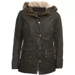 Barbour Womens Kelsall Wax Jacket Olive 16