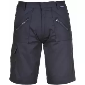 Portwest - S889 - Navy Sz S Action Work Shorts Safety Combat - Navy