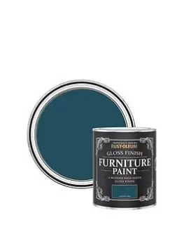 Rust-Oleum Gloss Finish Washable Furniture Paint In Commodore Blue - 750 Ml Tin