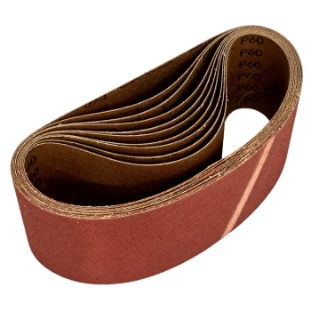 Sanding Belt 100 X 620MM 60 Grit - Pack of 10