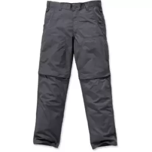 Carhartt Mens Force Extremes Convertible Zip Off Shorts Pants Trousers Waist 33' (84cm), Inside Leg 30' (76cm)