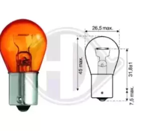 DIEDERICHS Light Bulbs LID10048 Bulb, indicator VW,AUDI,MERCEDES-BENZ,Golf IV Schragheck (1J1),Golf V Schragheck (1K1),POLO (9N_),TOURAN (1T1, 1T2)