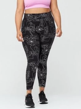 Nike Nsw Icon Clash Curve Legging - Black, Size 26-28=3X, Women