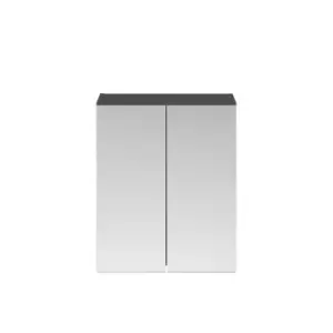 Nuie Athena 600mm Mirror Unit (50/50) - Gloss Grey