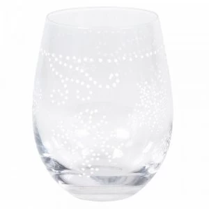 Snowflakes Tumbler Glass