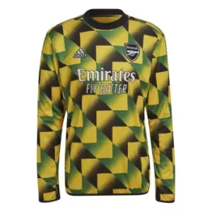 adidas Arsenal Warm-up Top 2022 2023 Mens - Yellow