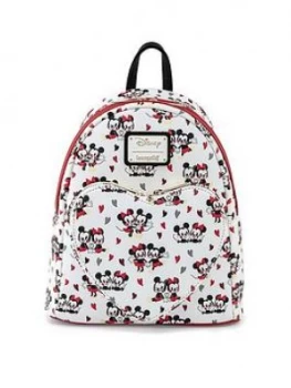 Loungefly Loungefly Mickey & Minnie Heart Mini Backpack