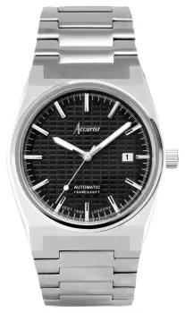 Accurist 70020 Origin Mens (41mm) Black Dial / Stainless Watch