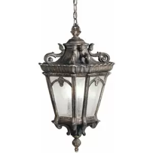 Outdoor IP44 4 Bulb Chain Lantern Light Londonderry LED E27 100W