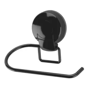 Showerdrape Suctionloc Black Toilet Roll Holder