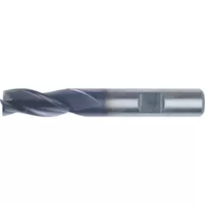 16.00MM Series 06 HSS-Co 8% 3 Flute Weldon Shank Slot Drills - TiAlN Coated