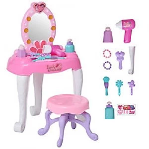 HOMCOM Children Dressing Table 350-050 Pink