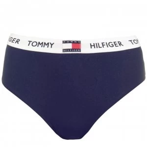 Tommy Bodywear 85 Cotton High Waist Bikini Briefs - NAVY BLAZERCHS