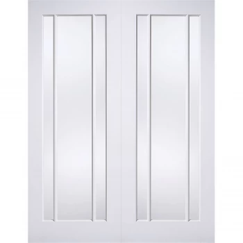 Lincoln Internal Glazed Primed White 3 Lite Pair Doors - 1524 x 1981mm