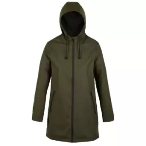 NEOBLU Womens/Ladies Antoine Wax Parka (XXL) (Deep Khaki)