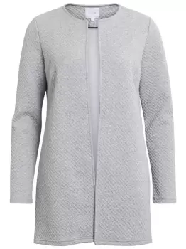 VILA Texture Coatigan Women Grey