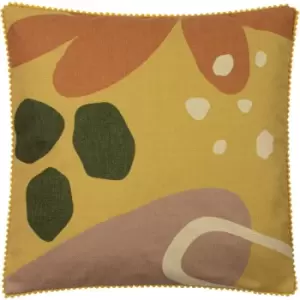 Blume Botanical Cushion Ochre - Ochre - Furn.