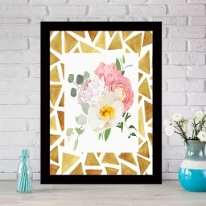 SC050838367623 Multicolor Decorative Framed MDF Painting