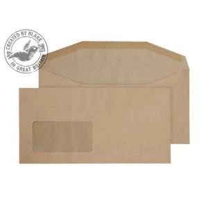 Purely Everyday Mailer Gummed Window Manilla 80gsm DL 121x235 Ref 1114