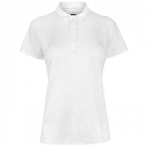 Slazenger Plain Polo Shirt Ladies - White