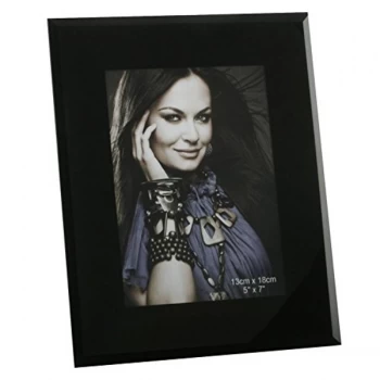 4" x 6" - Impressions Plain Black Glass Photo Frame