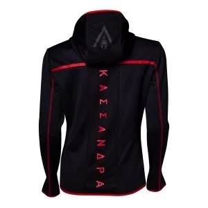 Assassins Creed - Technical Dark Womens Small Hoodie - Black/Red