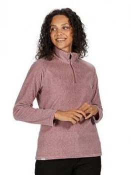 Regatta Pimlo Half Zip Fleece - Dusky Pink , Dusky Pink, Size 12, Women