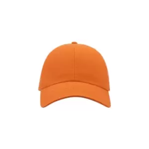 Atlantis Action 6 Panel Chino Baseball Cap (Pack of 2) (One Size) (Orange)