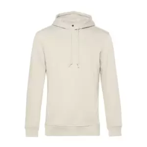 B&C Mens Organic Hooded Sweater (3XL) (Off White)