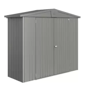 Biohort Europa Size 2A Metal Shed 8' x 3' - Quartz Grey