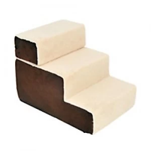 PawHut Pet Steps Beige 400 mm x 540 mm x 390 mm