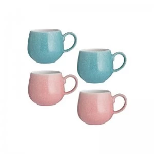 Mason Cash Set of 4 Reactive Mugs