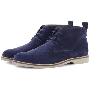 Barbour Mens Consett Chukka Boots Ink Blue 7