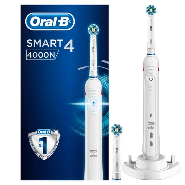 Oral B Smart 4 4500 Cross Action White Electric Toothbrush