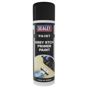 Sealey Grey Etch Primer Paint 500ml Pack of 6